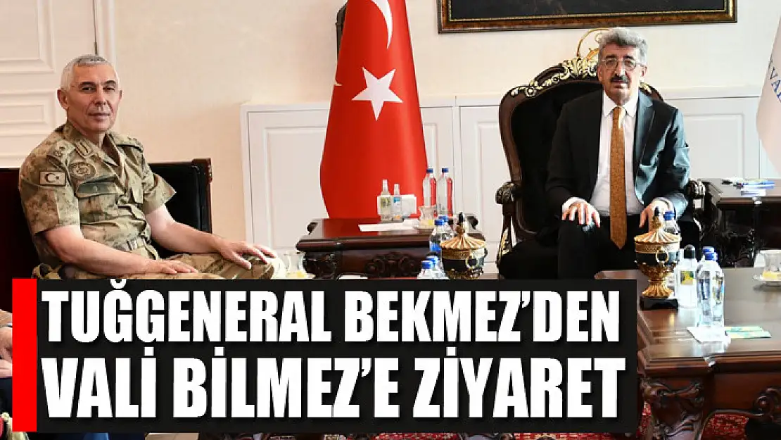 Tuğgeneral Bekmez'den Vali Bilmez'e ziyaret