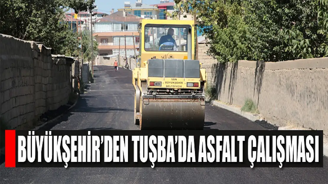 BÜYÜKŞEHİR'DEN TUŞBA'DA ASFALT ÇALIŞMASI