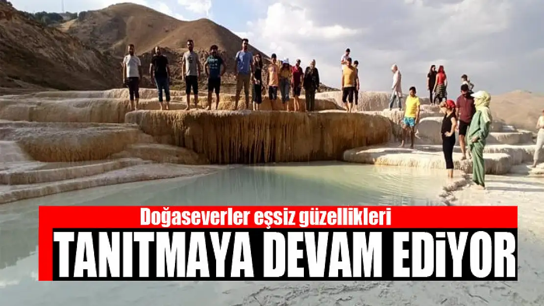 Doğaseverler güzellikleri tanıtmaya devam ediyor