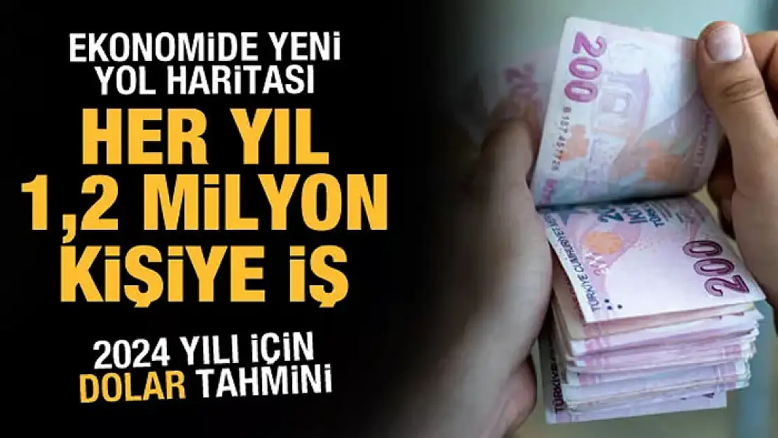 Ekonomide yeni yol haritası: Her yıl 1,2 milyon kişiye iş