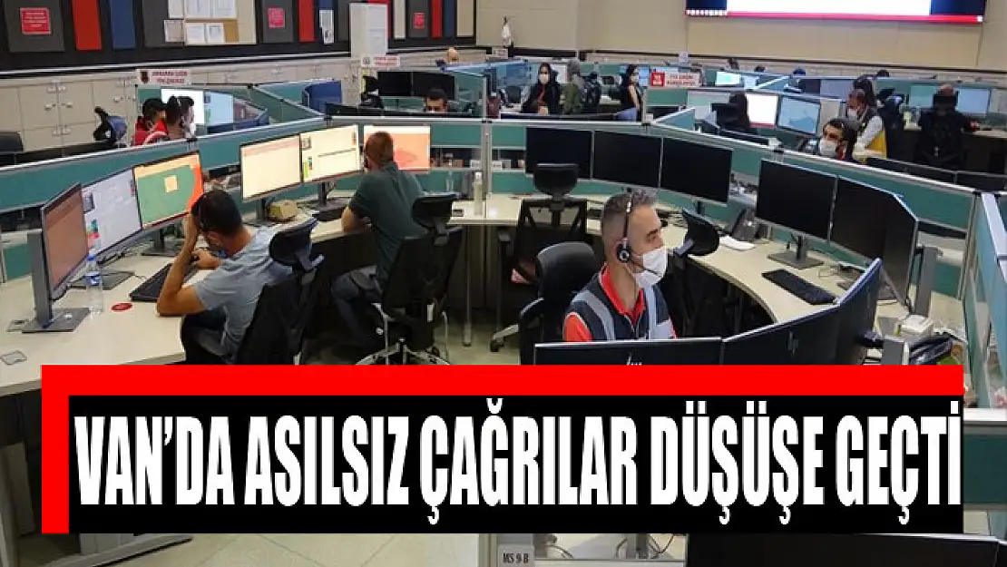 Van'da asılsız çağrılar düşüşe geçti