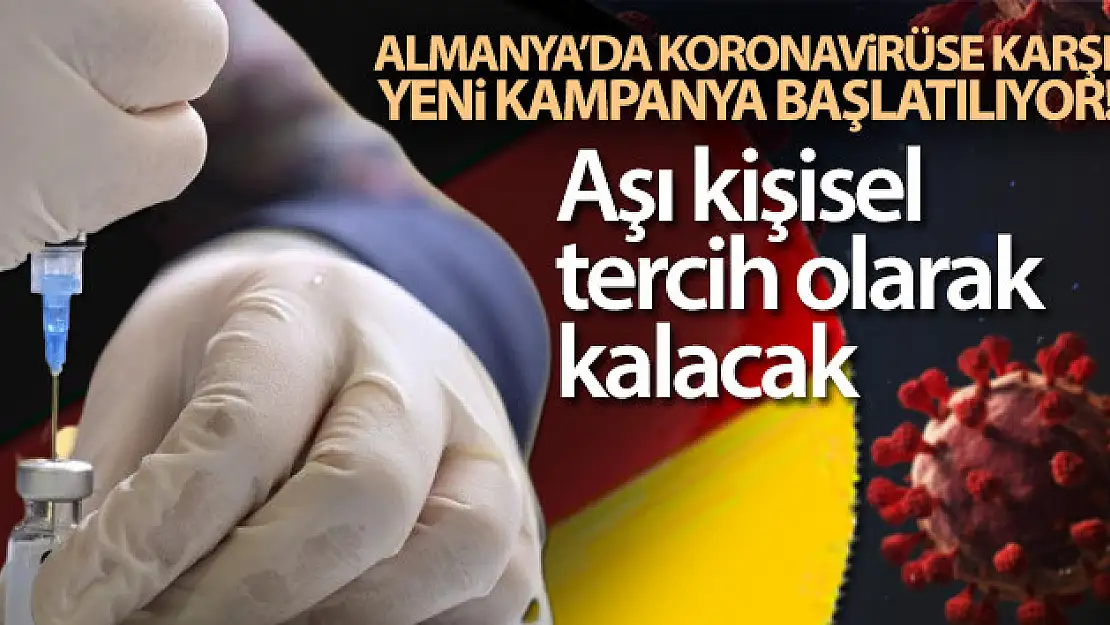 Almanya'da Covid-19 karşı yeni bir aşılama kampanyası başlatılıyor