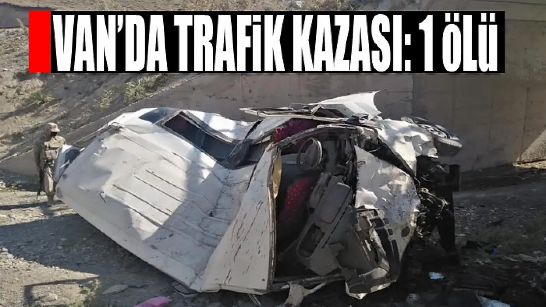 Van'da trafik kazası: 1 ölü