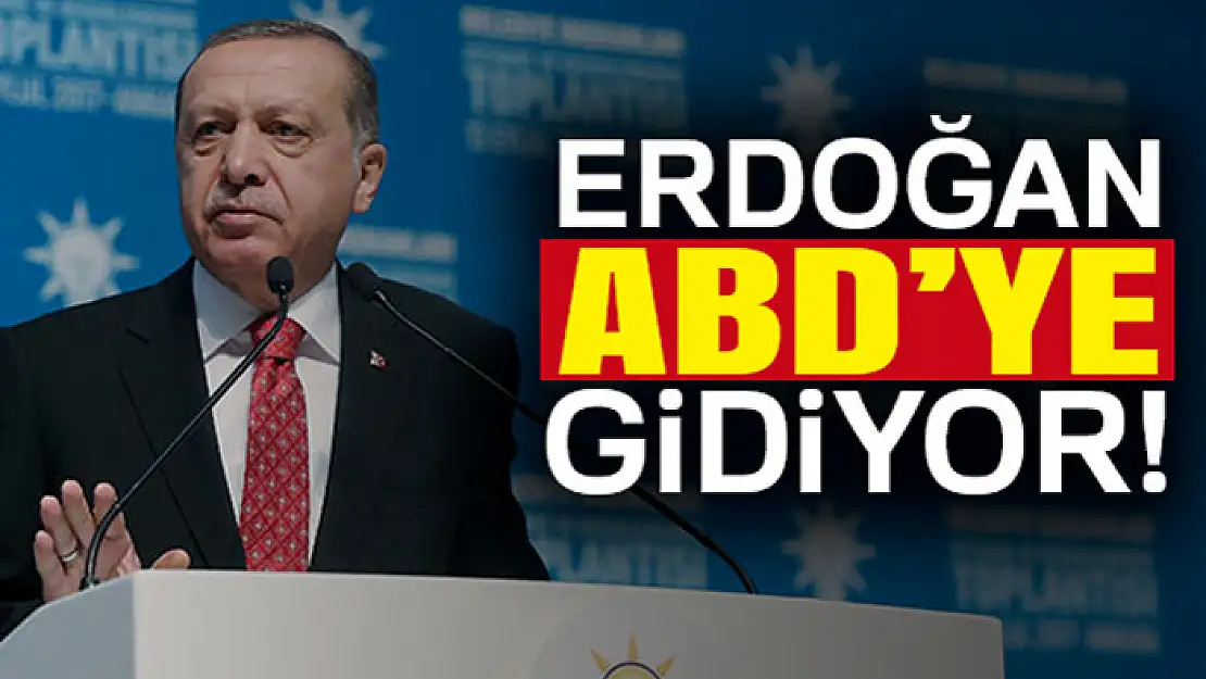 Cumhurbaşkanı Erdoğan ABD'ye gidiyor