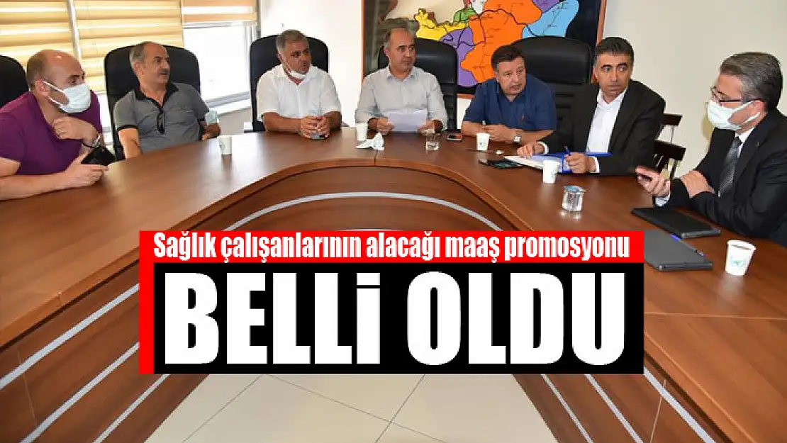 Sağlık çalışanlarının alacağı maaş promosyonu belli oldu