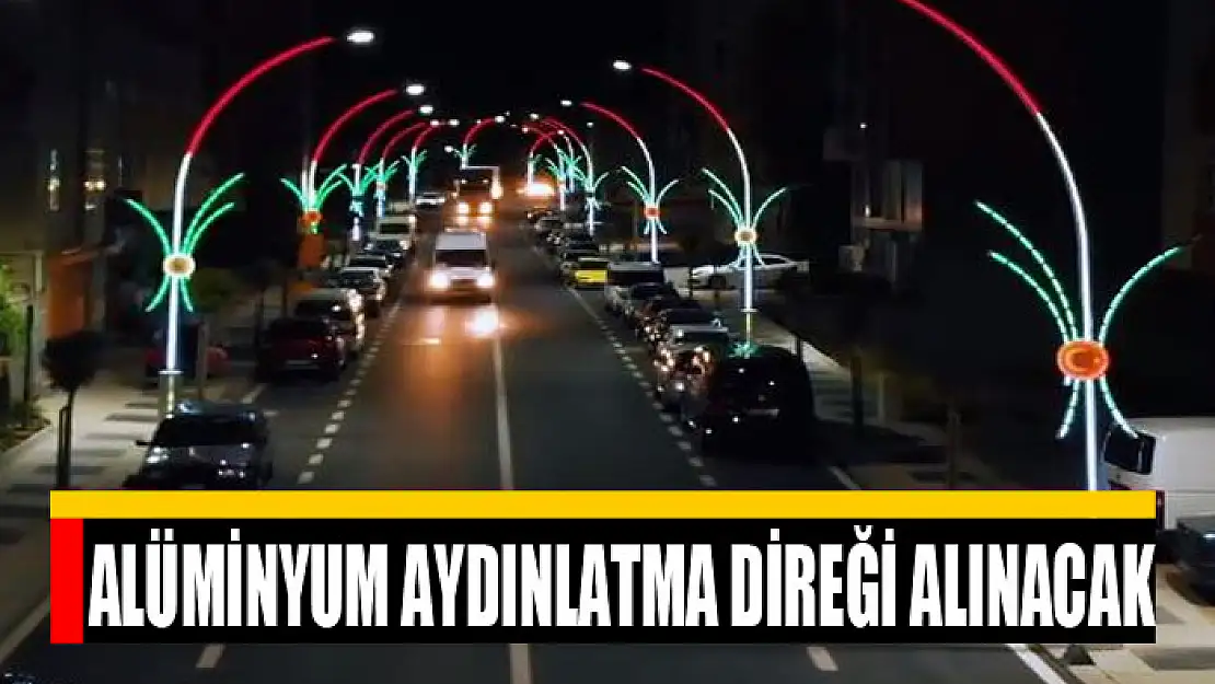 Alüminyum aydınlatma direği alınacak