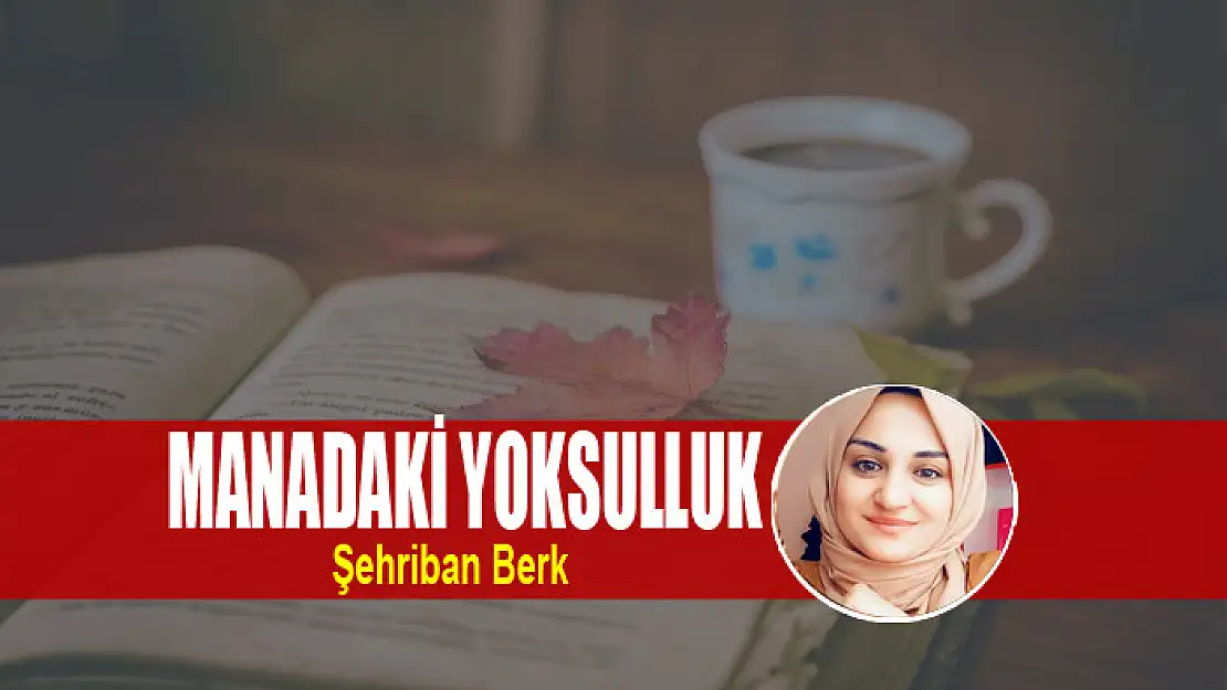 MANADAKİ YOKSULLUK