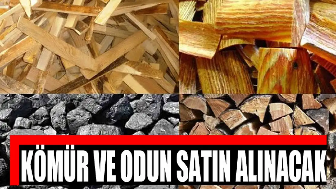 Kömür ve odun satın alınacak