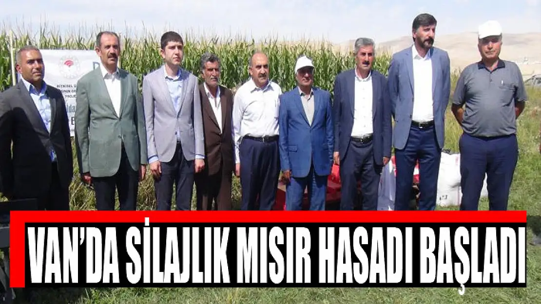 VAN'DA SİLAJLIK MISIR HASADI BAŞLADI