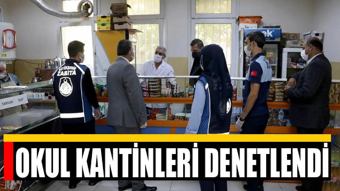 Van'da okul kantinleri denetlendi