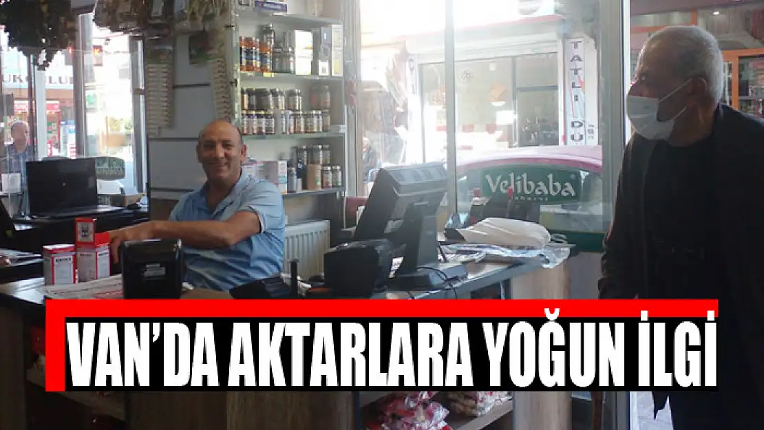 Van'da aktarlara yoğun ilgi