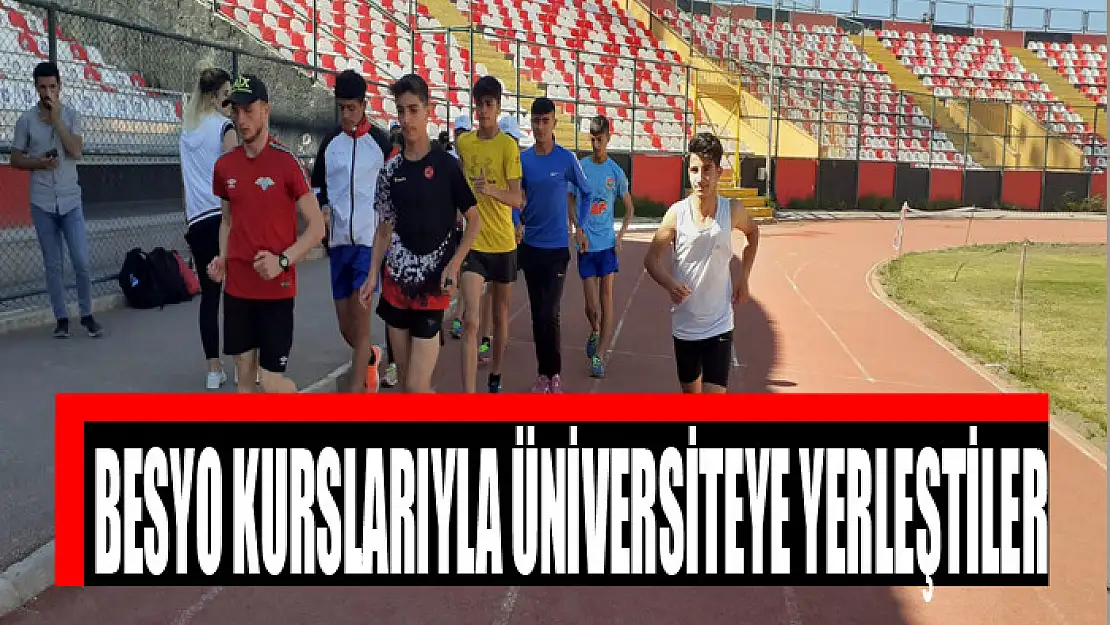 BESYO kurslarıyla üniversiteye yerleştiler