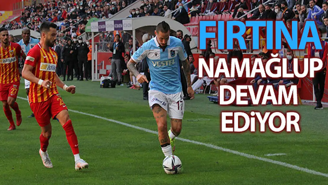 Trabzonspor ligde namağlup devam ediyor