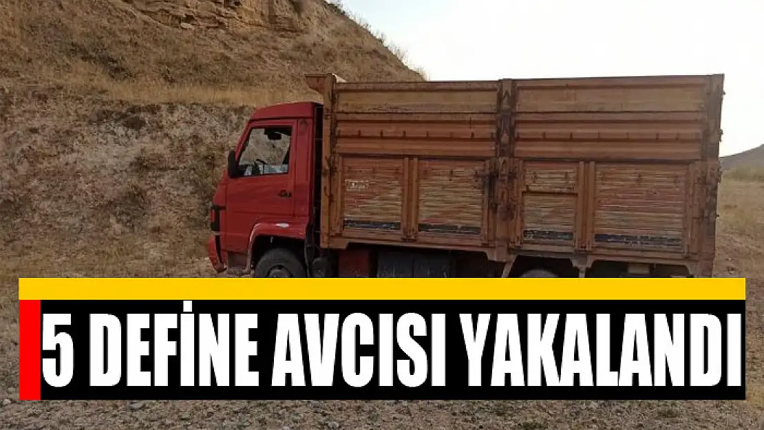 5 define avcısı yakalandı