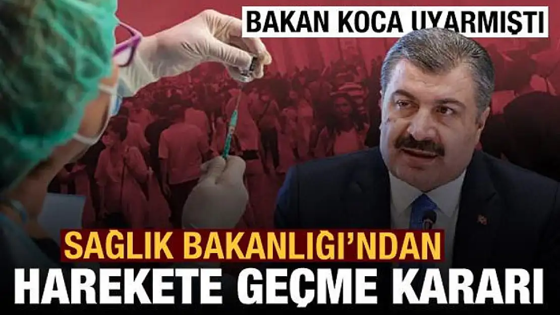 Bakan Koca uyarmıştı! 3. doz BioNTech aşısı için harekete geçme kararı