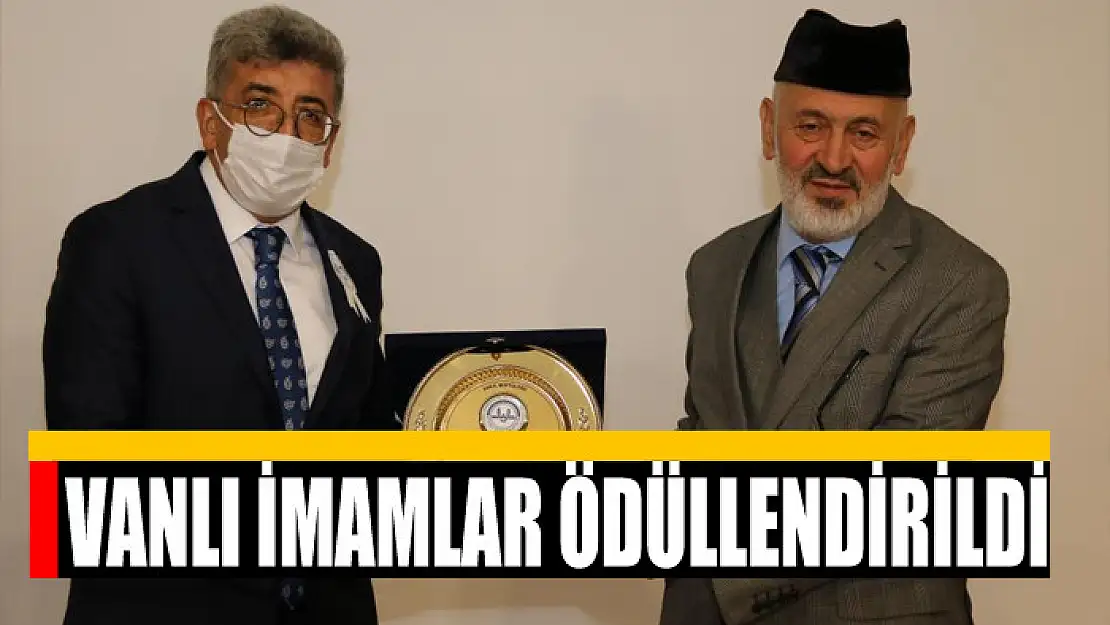 VANLI İMAMLAR ÖDÜLLENDİRİLDİ