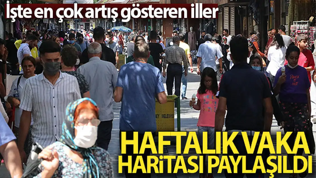 İllere göre haftalık vaka sayısı açıklandı!