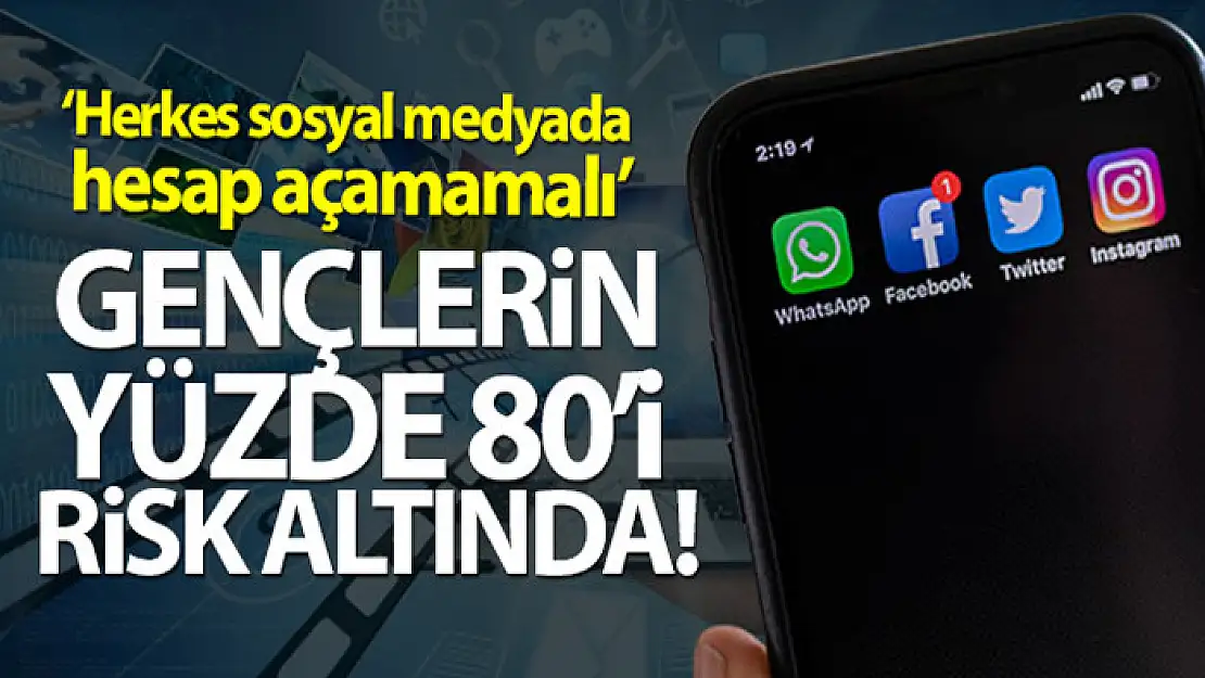 Dijital Bağımlılıkla Mücadele Derneği Genel Başkanı Dilci: 'Gençlerimizin yüzde 80'ni risk altında'