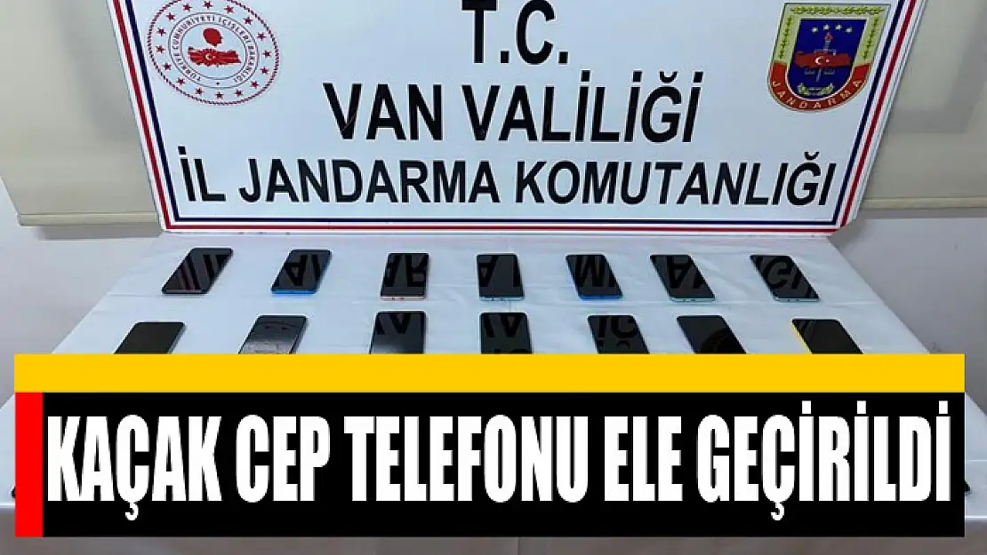 KAÇAK CEP TELEFONU ELE GEÇİRİLDİ