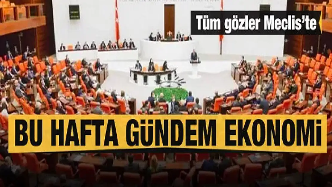 Tüm gözler Meclis'te! Bu hafta gündem ekonomi olacak