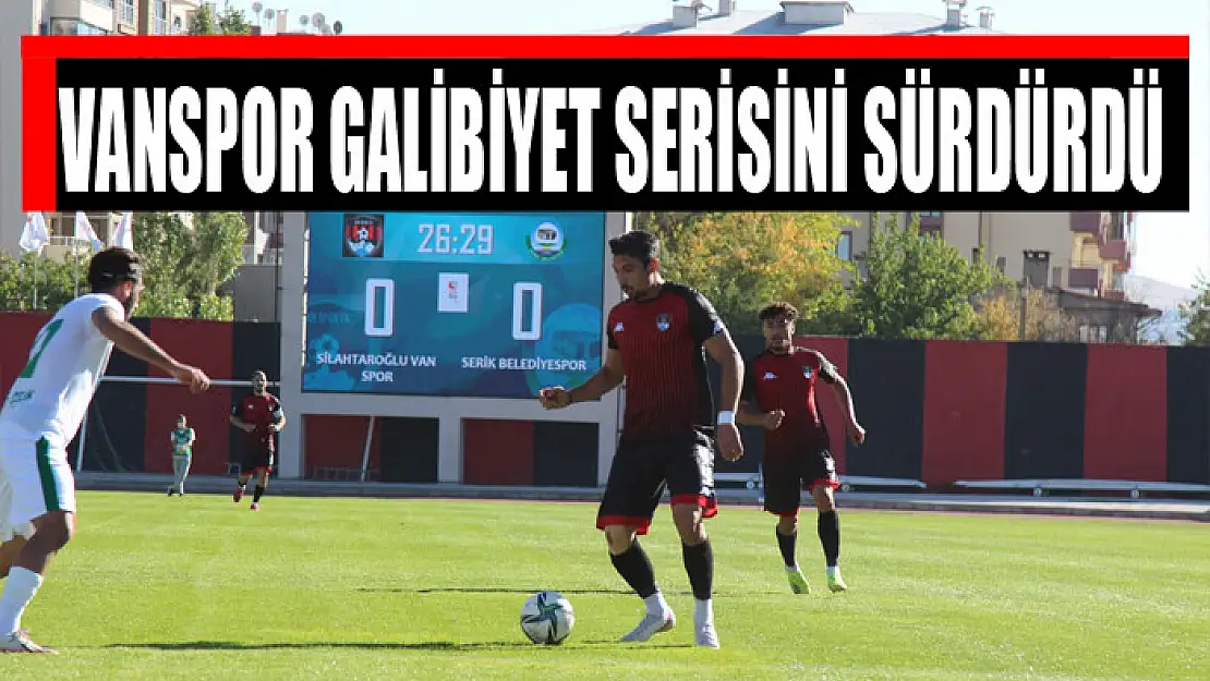 VANSPOR GALİBİYET SERİSİNİ SÜRDÜRDÜ