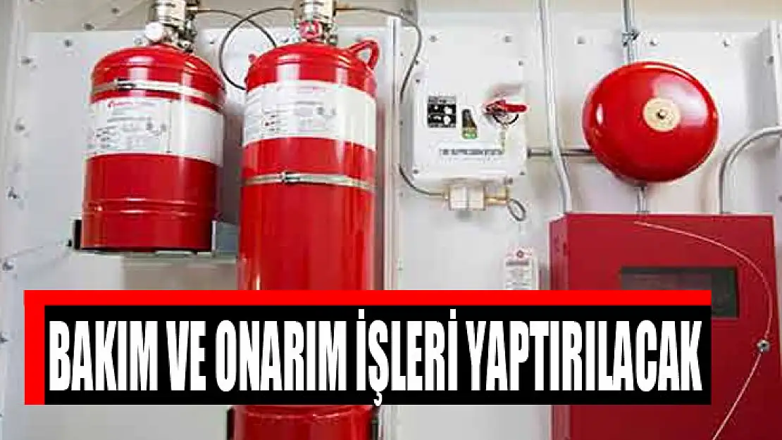 Bakım ve onarım işleri yaptırılacak