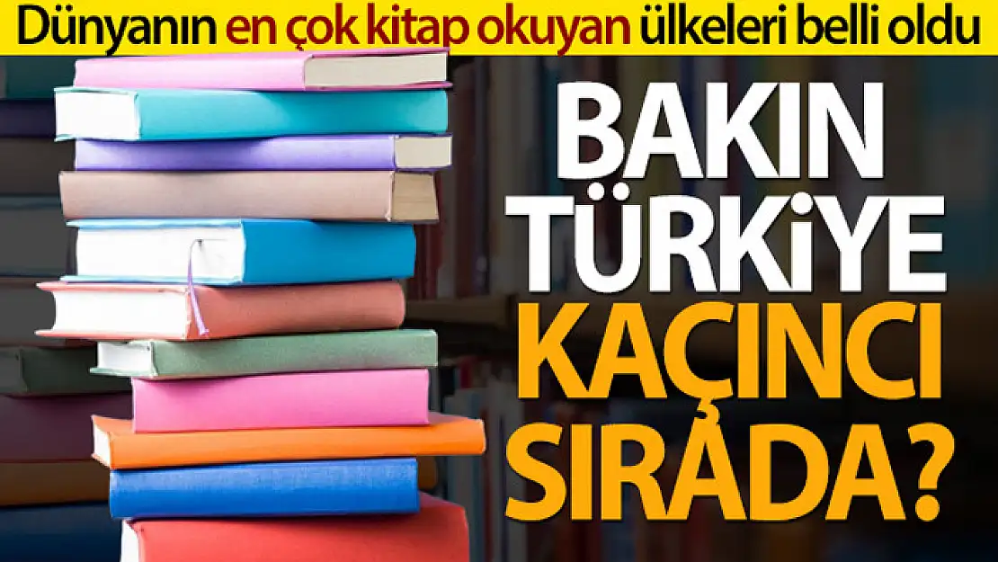 Dünyanın en çok kitap okuyan ülkeleri belli oldu