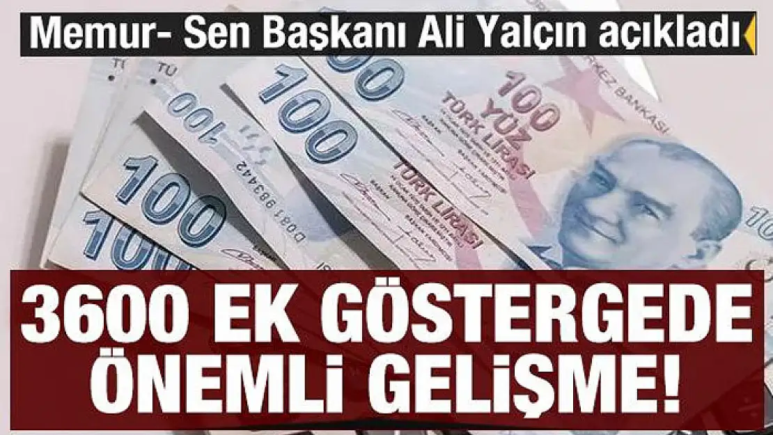 Milyonları ilgilendiren 3600 ek göstergede önemli gelişme