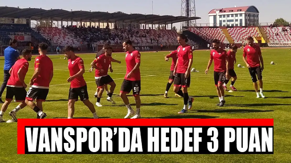 VANSPOR'DA HEDEF 3 PUAN