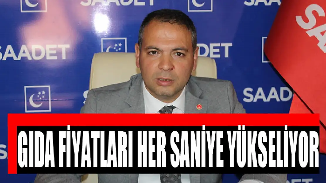 GIDA FİYATLARI HER SANİYE YÜKSELİYOR