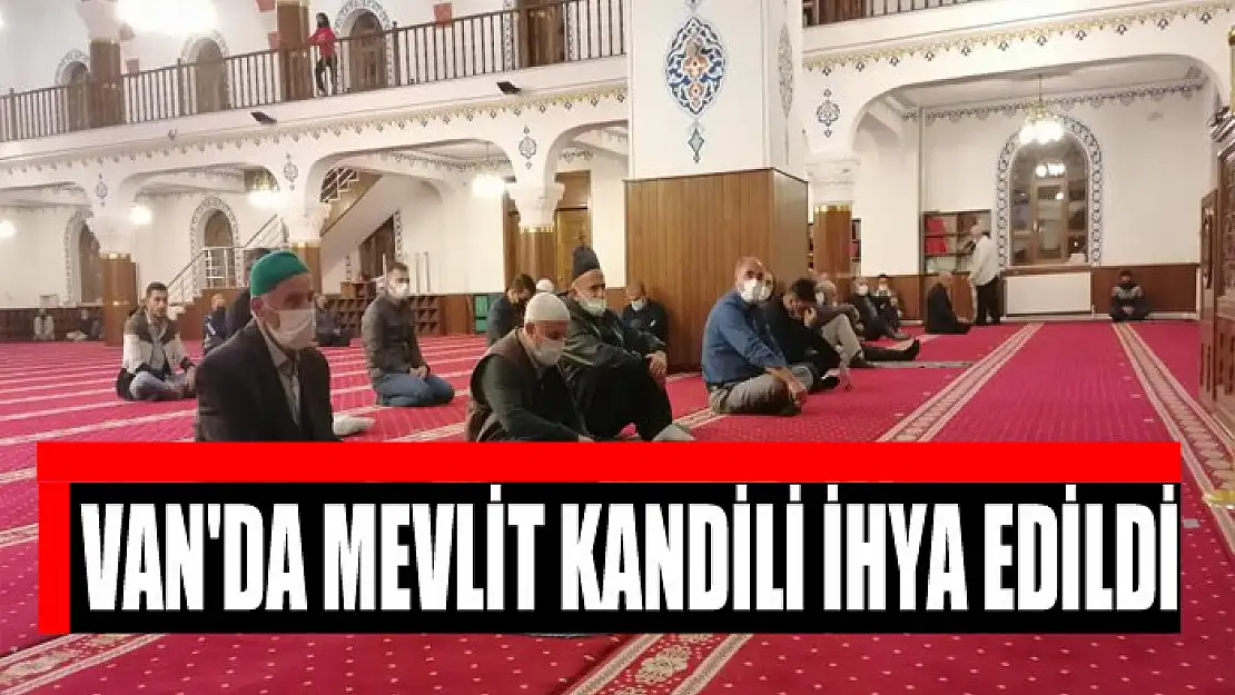 Van'da Mevlit Kandili ihya edildi