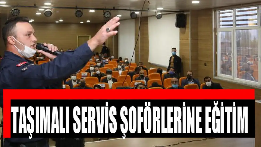 Taşımalı servis şoförlerine eğitim