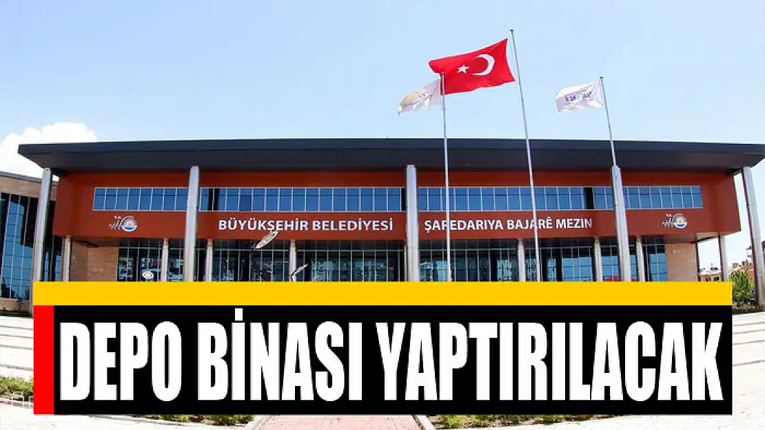 Depo binası yaptırılacak