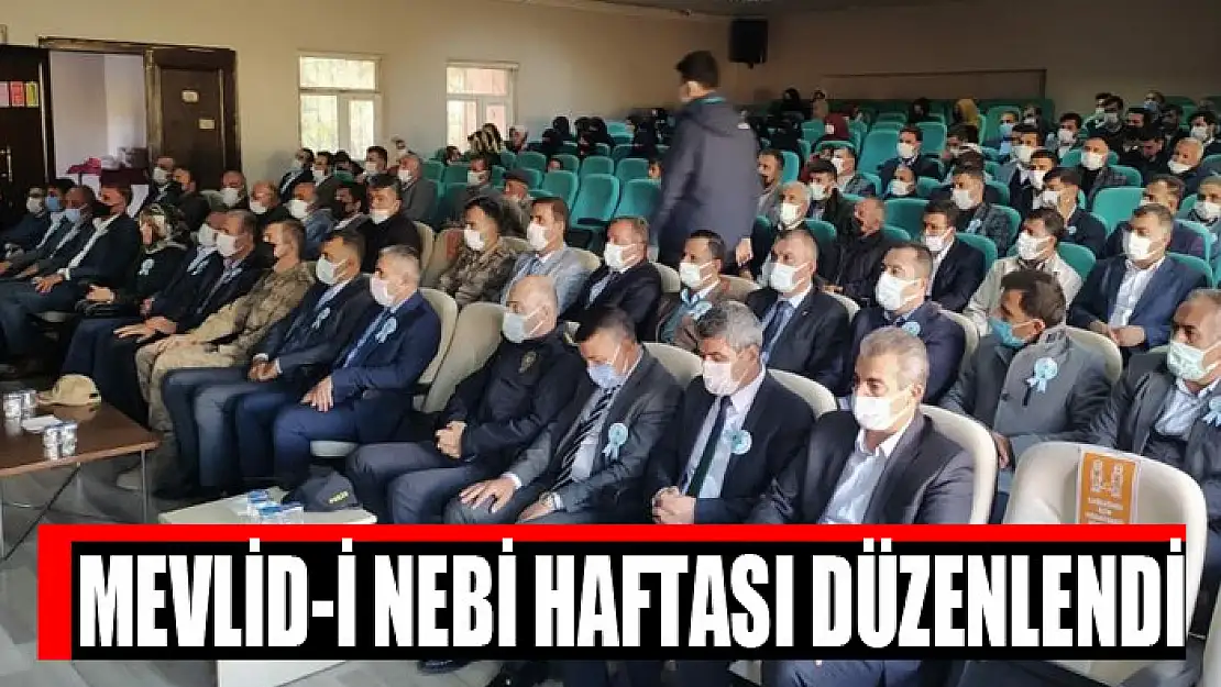 Muradiye'de Mevlid-i Nebi Haftası düzenlendi