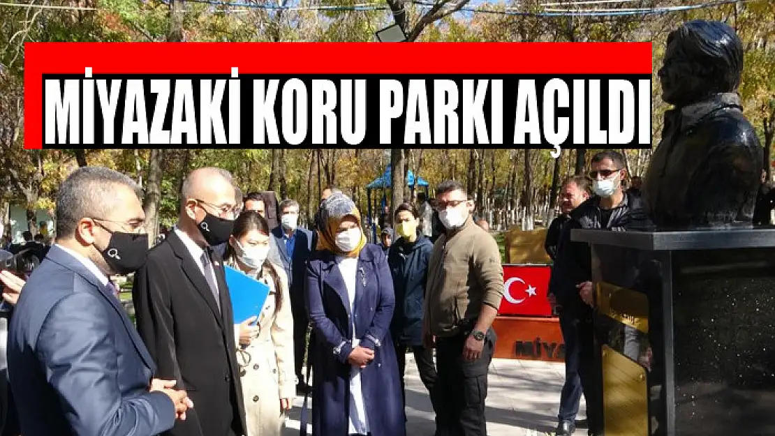 Miyazaki Koru Parkı açıldı