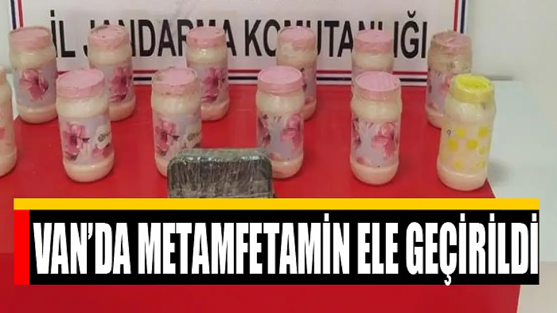 Van'da toprağa gizlenmiş 14 kilo metamfetamin ele geçirildi