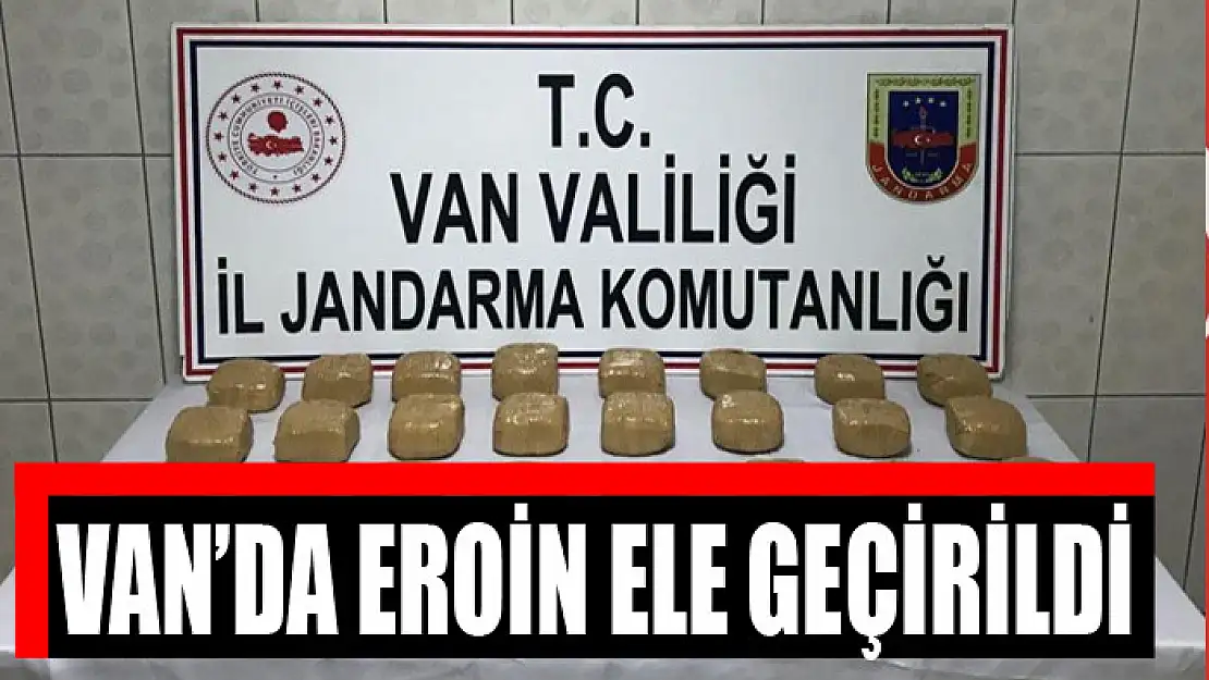 Van'da eroin ele geçirildi