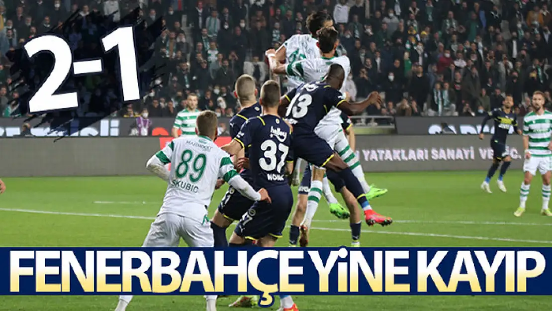 Fenerbahçe yine kayıp