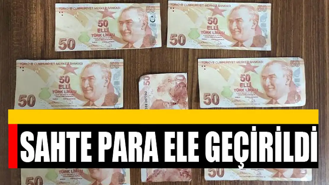 Sahte para ele geçirildi