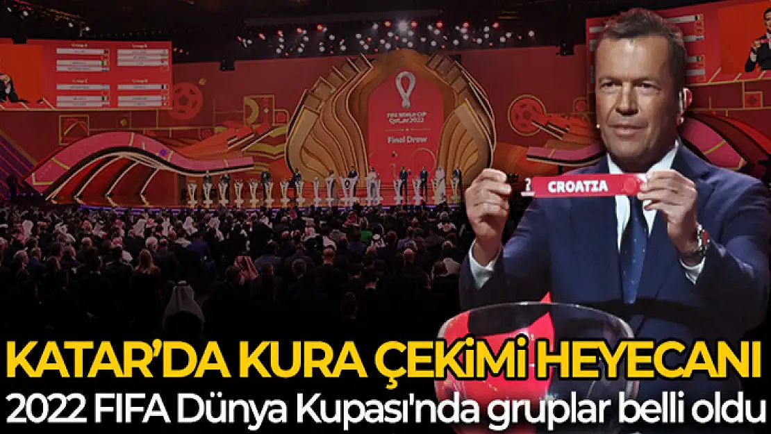 2022 FIFA Dünya Kupası'nda gruplar belli oldu