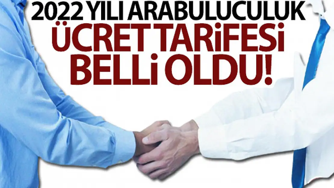 2022 yılı arabuluculuk ücret tarifesi belli oldu