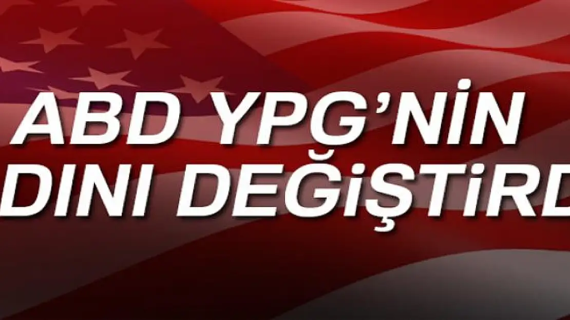 ABD terör örgütü YPG'nin ismini değiştirdi