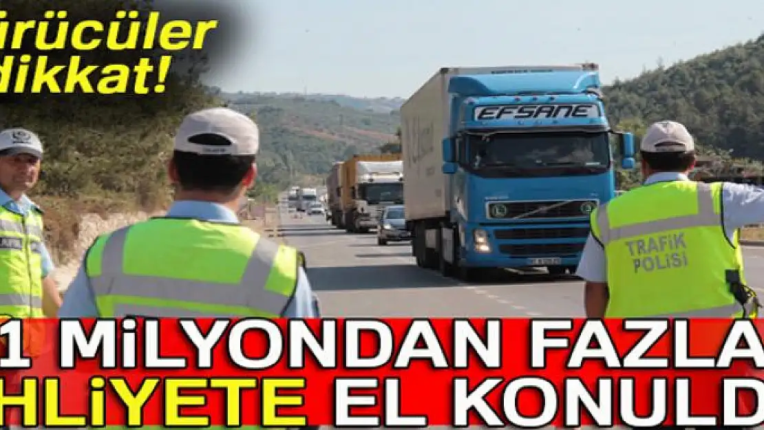 10 yılda 1.2 milyon ehliyete alkolden el konuldu