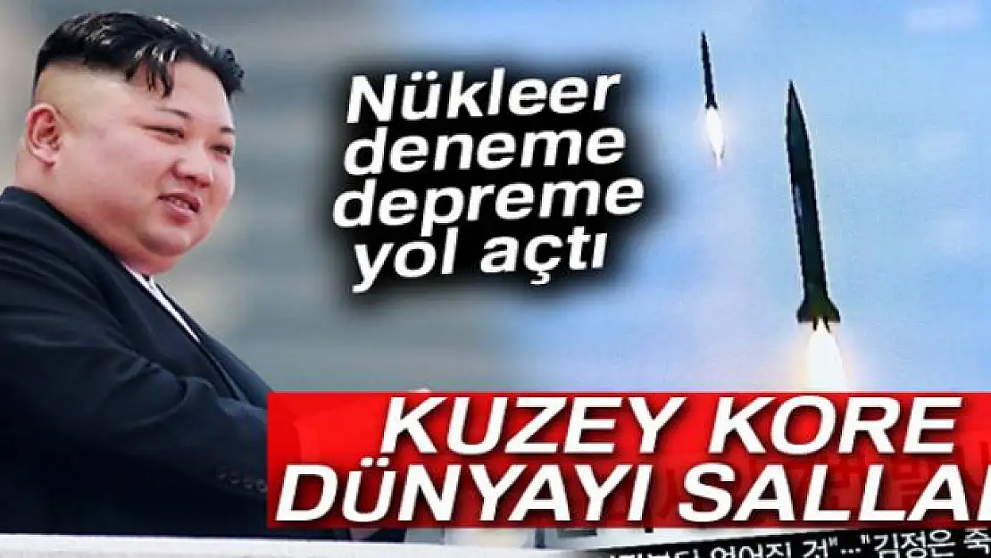 Kuzey Kore'nin nükleer denemesi depreme yol açtı