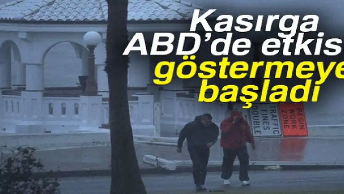 ABD'de beklenilen kasırga etkisini göstermeye başladı