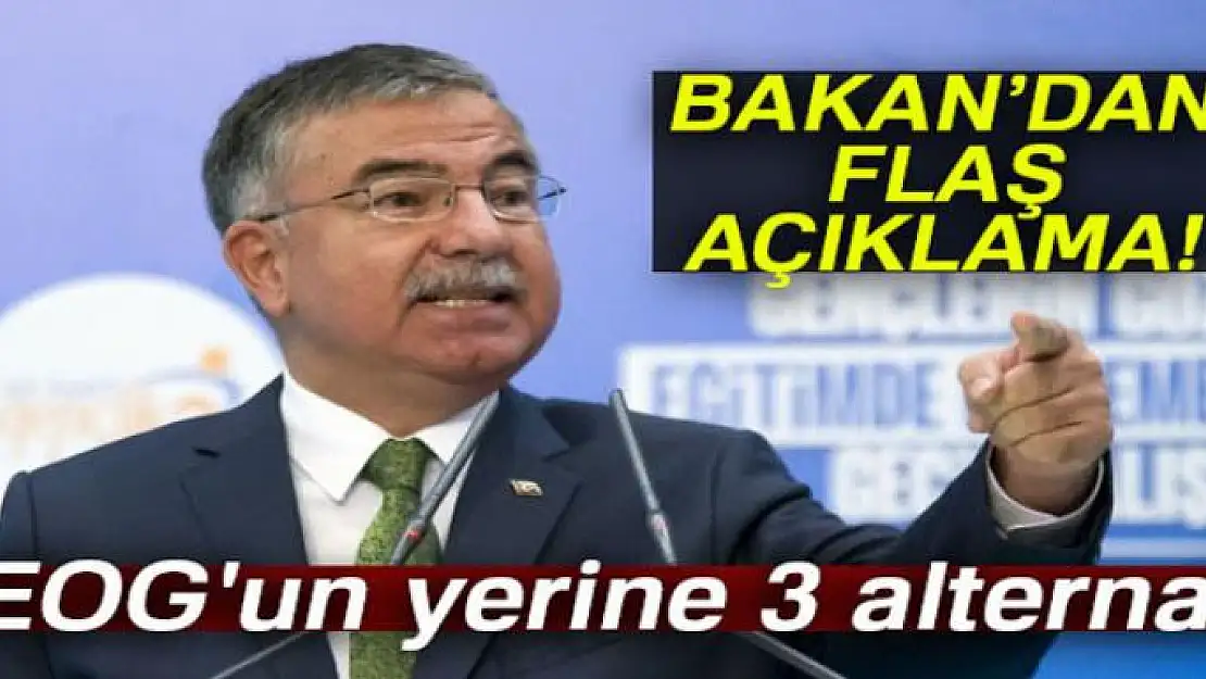 Bakan Yılmaz açıkladı: TEOG'un yerine 3 alternatif