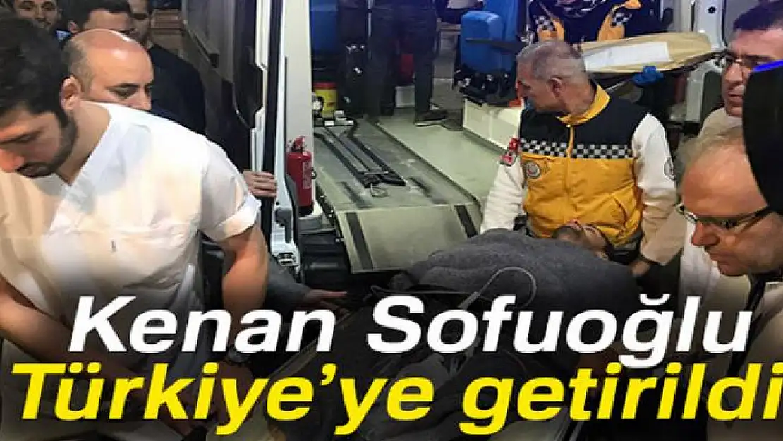 Kenan Sofuoğlu, ambulans uçakla İstanbul'a getirildi