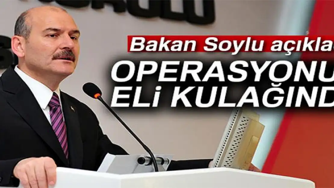 Bakan Soylu MKYK'da açıkladı: 'Operasyonun eli kulağında'