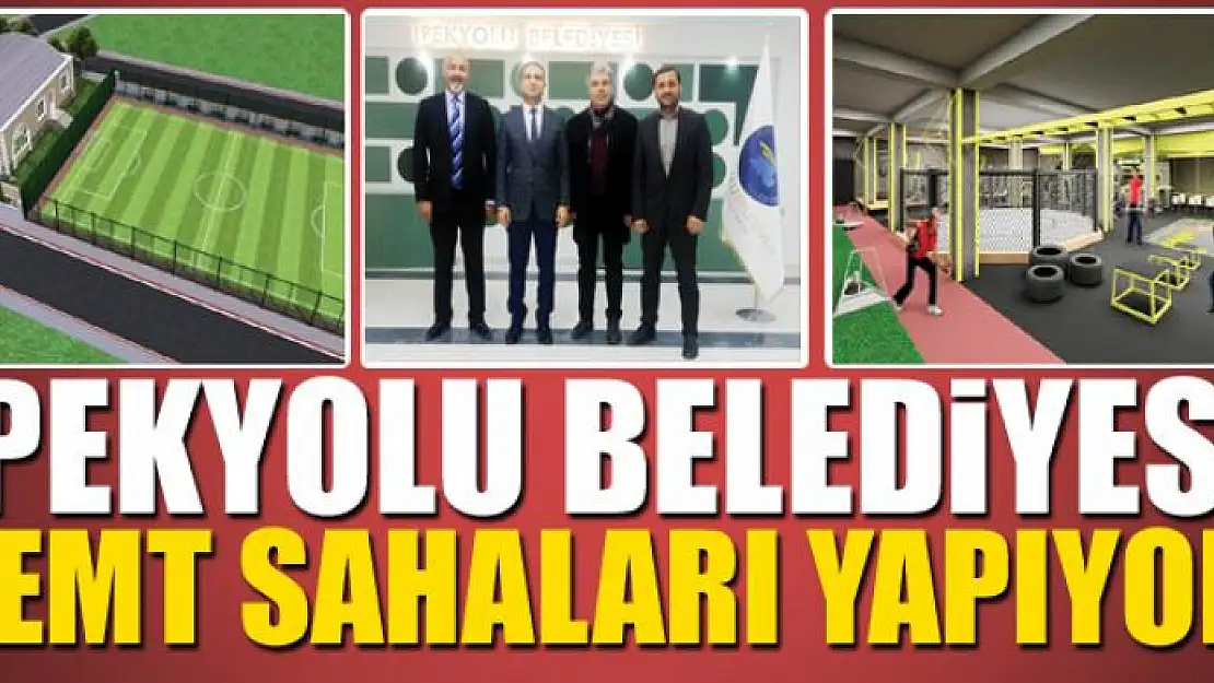 İPEKYOLU BELEDİYESİ SEMT SAHALARI YAPIYOR