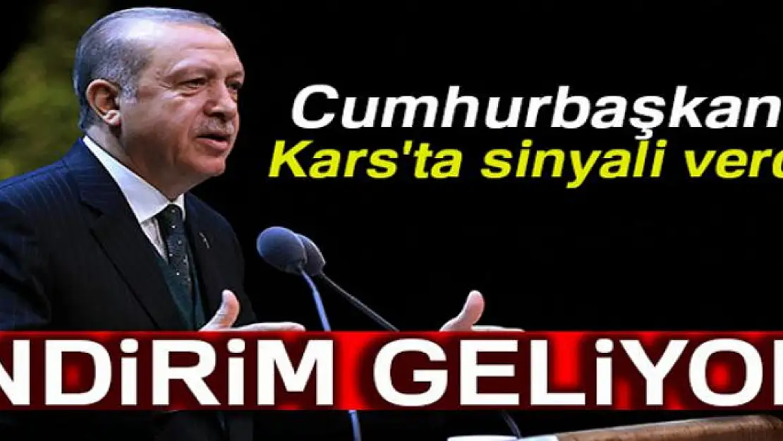 Erdoğan'dan Kars'a uçak bileti müjdesi!